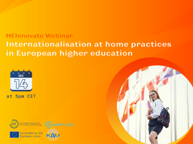 HEInnovate Webinar – Internationalisation at home practices in European higher education